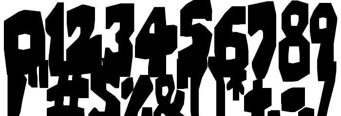 Chunky Cheese Font OTHER CHARS