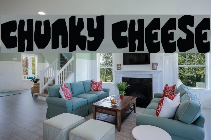 Chunky Cheese Font examples