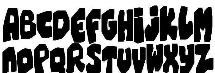 Chunky Cheese Font LOWERCASE