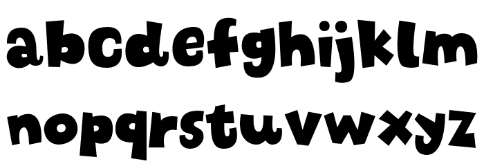 Chunky Fries DEMO Regular Font LOWERCASE