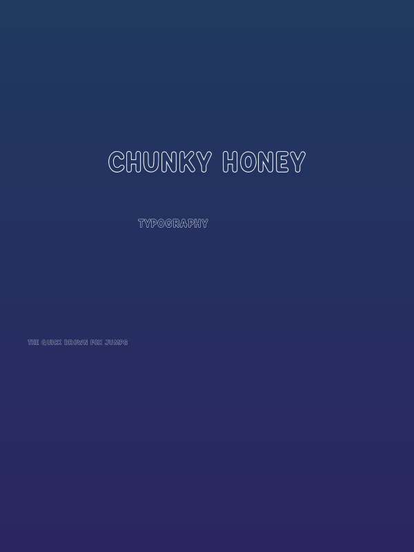 Chunky Honey Poster