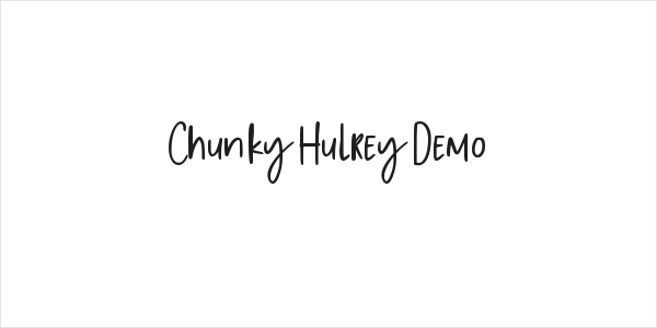 Chunky Hulrey Demo Logo
