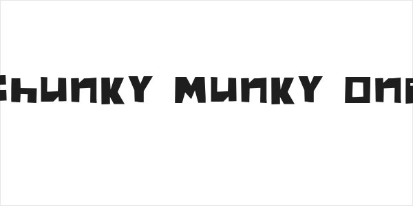 Chunky Munky One Logo