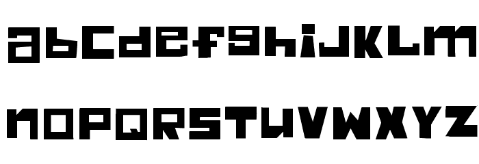 Chunky Munky One Font LOWERCASE