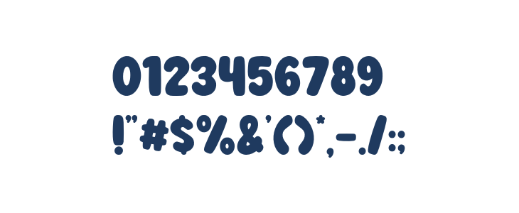 Chunky Playful Regular Other Characters