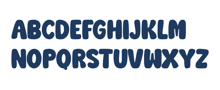 Chunky Playful Regular Lowercase
