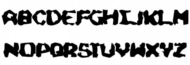 Chunky Soup Schriftart Groß