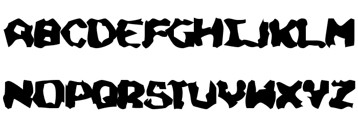 Chunky Soup Font LOWERCASE