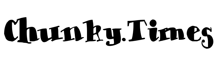 Chunky-Times  font caratteri gratis