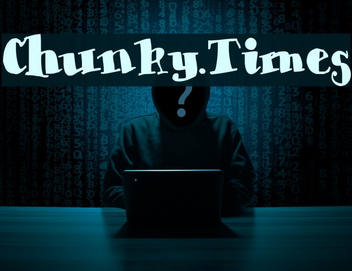 Chunky-Times Font examples