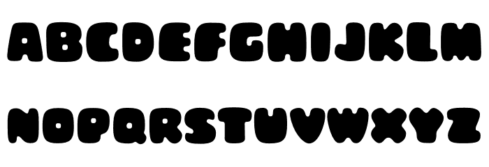 Chunky Town Demo Font LOWERCASE