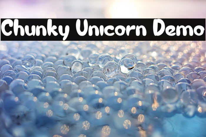 Chunky Unicorn Demo Example 1