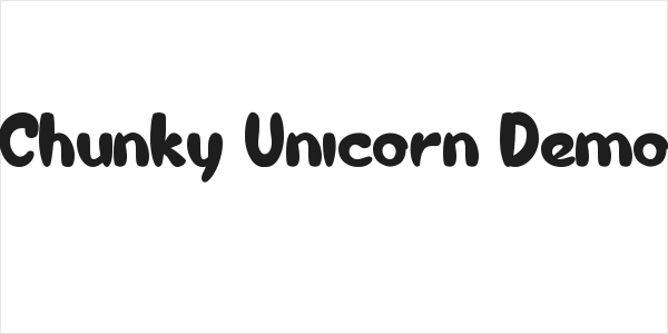 Chunky Unicorn Demo Logo