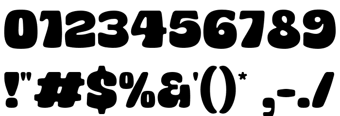 Chunky Vibes Font OTHER CHARS