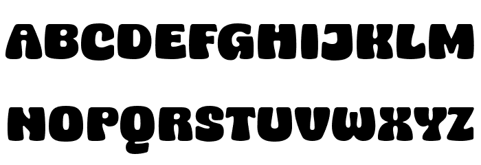 Chunky Vibes Font UPPERCASE