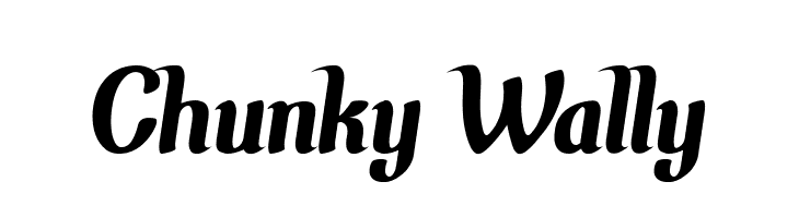 Chunky Wally  免费字体下载