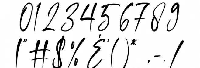 Chunky Font OTHER CHARS