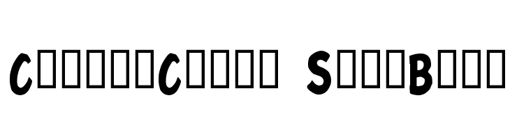 ChunkyComix SemiBold Font