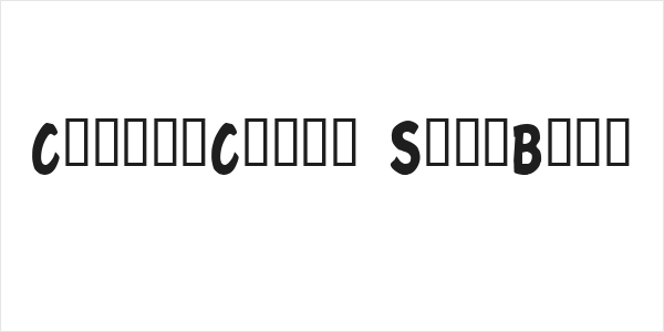 ChunkyComix SemiBold Logo