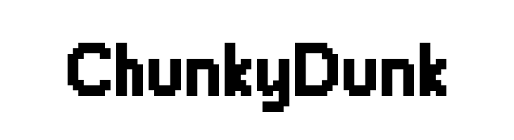 ChunkyDunk  नि: शुल्क फ़ॉन्ट्स डाउनलोड