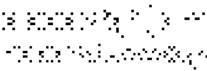 ChunkyDunkAlias Font LOWERCASE