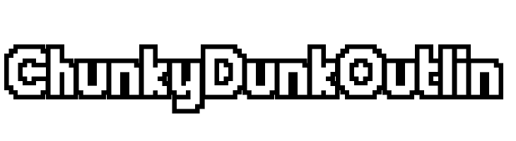 ChunkyDunkOutlin  font caratteri gratis