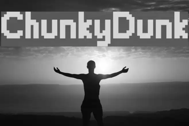 ChunkyDunk Font examples