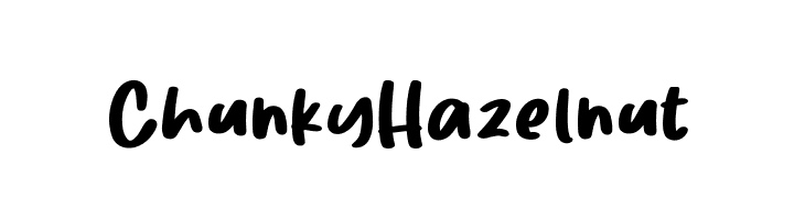 ChunkyHazelnut  नि: शुल्क फ़ॉन्ट्स डाउनलोड