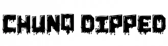 Chunq Dipped  Fuentes Gratis Descargar