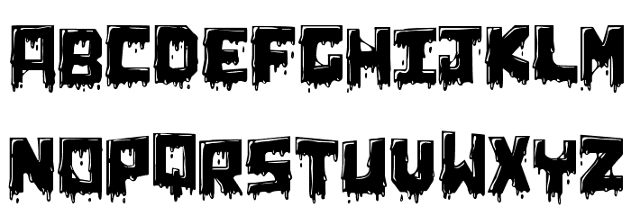 Chunq Dipped Font LOWERCASE