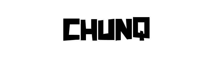 Chunq  नि: शुल्क फ़ॉन्ट्स डाउनलोड
