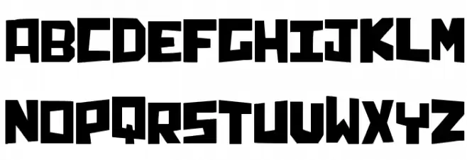 Chunq Schriftart Groß