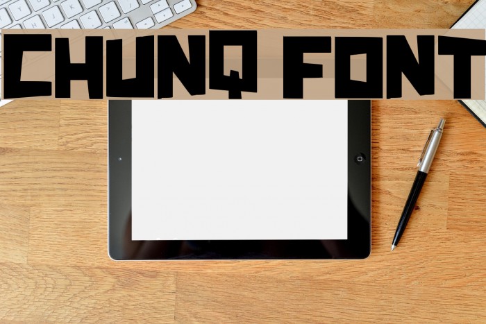 Chunq Font examples