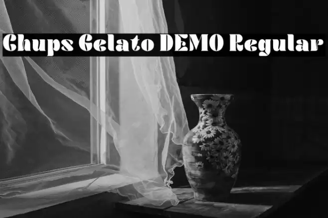 Chups Gelato DEMO Regular Font examples