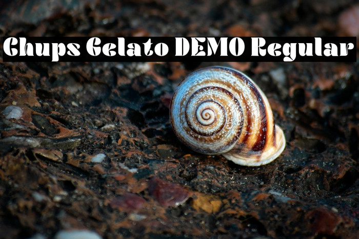 Chups Gelato DEMO Regular Fuentes examples