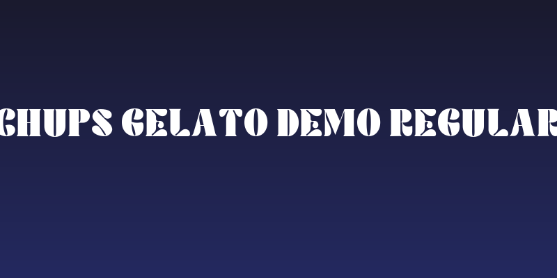 Chups Gelato DEMO Regular Social Header