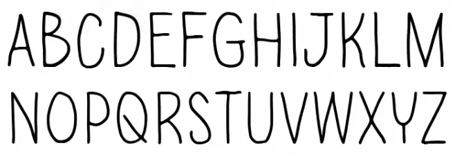 Church Street Fonte MINÚSCULAS