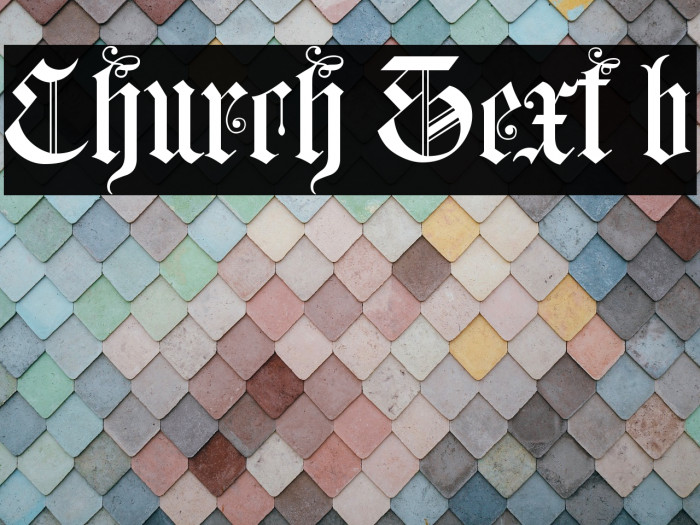 Church Text b Example 1