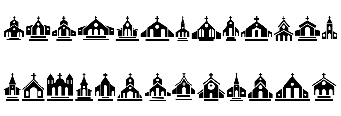 Churches Regular Font OTHER CHARS