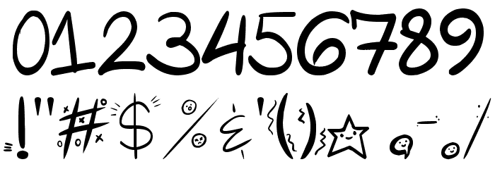 Churli_Cute Font OTHER CHARS