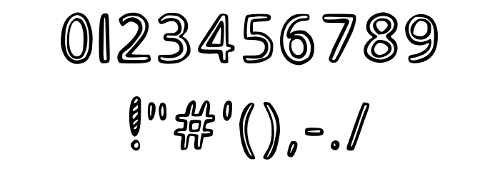 Churro Regular Font OTHER CHARS