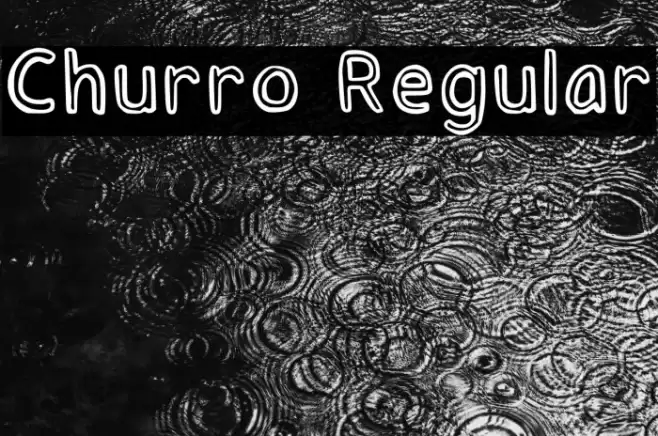 Churro Regular フォント examples