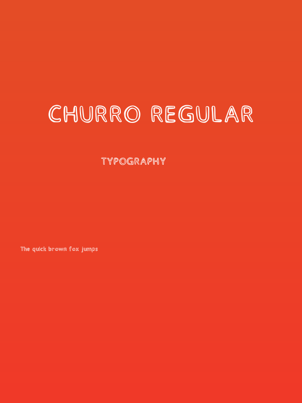 Churro Regular Poster