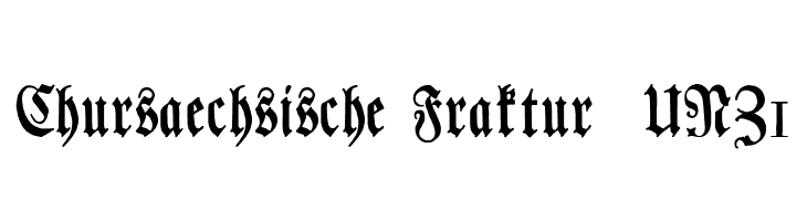 Chursaechsische Fraktur  UNZ1  baixar fontes gratis