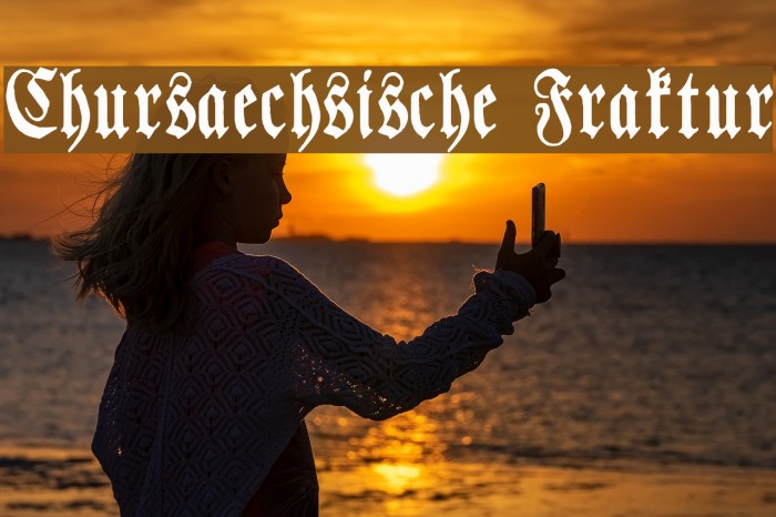 Chursaechsische Fraktur Font examples