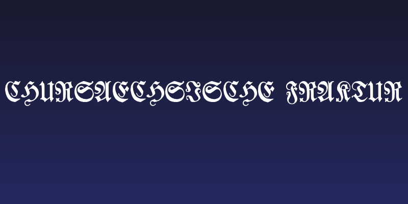 Chursaechsische Fraktur Social Header