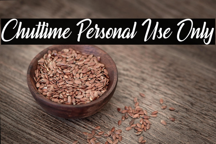 Chuttime Personal Use Only Example 3