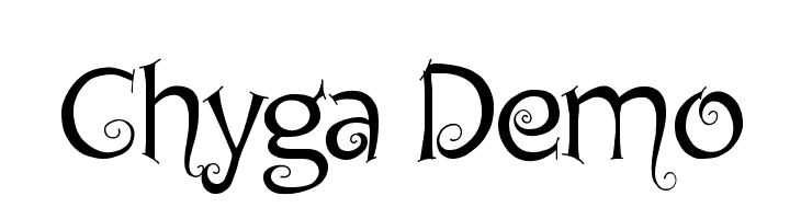 Chyga Demo  免费字体下载