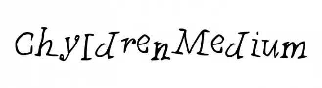 Chyldren Medium  Fuentes Gratis Descargar