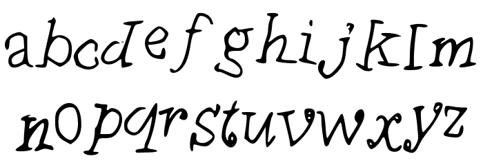 Chyldren Medium Font LOWERCASE